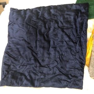 H&M 20” NAVY CUSHION COVER